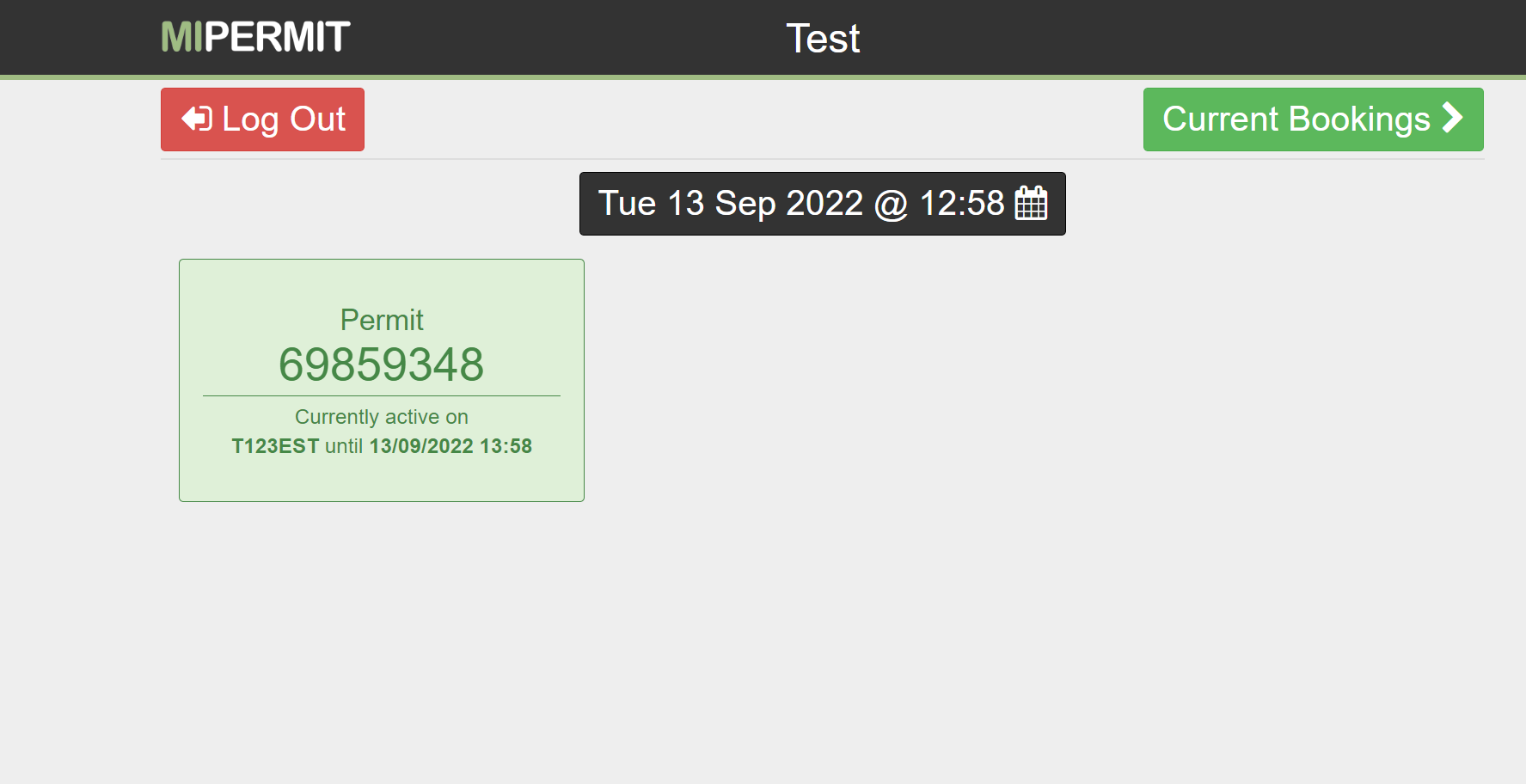 An image showing an example of a POD booking